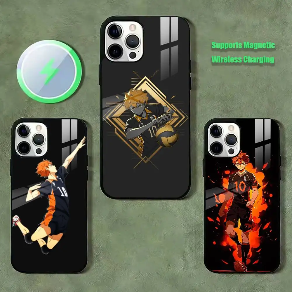 

Haikyuu Hinata Shoyo Phone Case For iPhone17,16,15,14,13,12,11 Plus,Pro Allows magnetic wireless charging