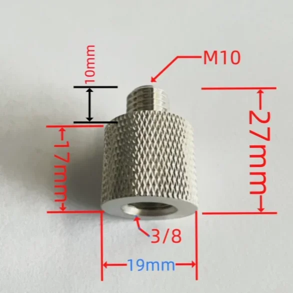 

M0 to 3/8 screw 3/8 to M0