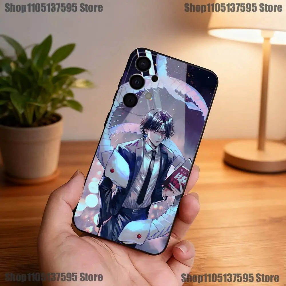 Чехол для телефона C-Chrollo L-Lucilfer для Samsung S25, S24, S21, S22, S23, S30, Ultra, S20, Plus, Fe, Lite, 5G, черный чехол