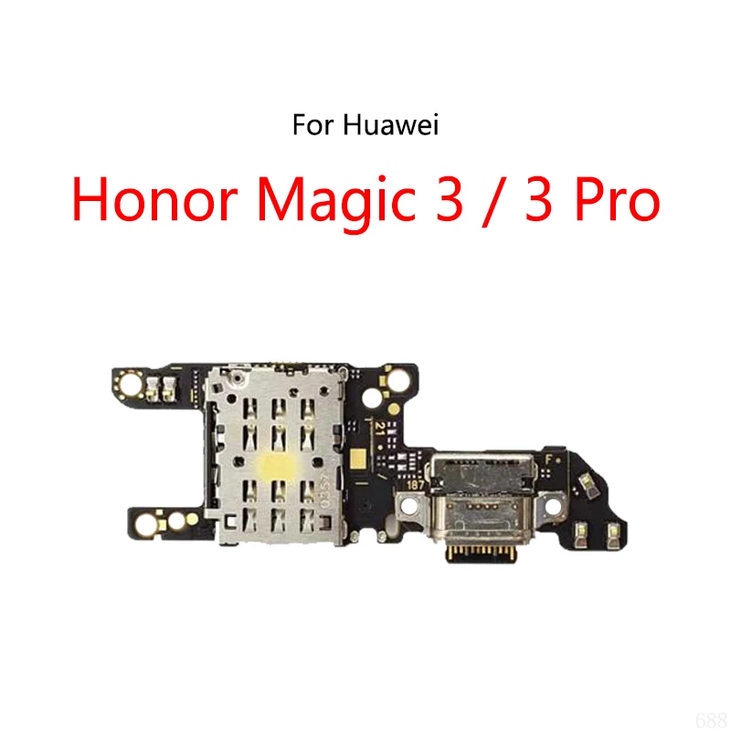 USB Charge Dock Port Socket Jack Plug Connector Flex Cable For Huawei Honor Magic 1 2 3 4 Pro 5Charging Board Module