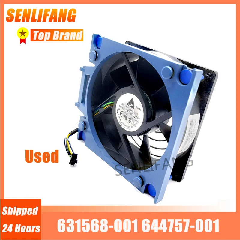 

For ML110 G7 FAN 80x38mm ASSY 4U G7 Mini tower 631568-001 644757-001 644758-001 PFB0812GHE-AG77 12V 1.02A 8CM Cooling Used