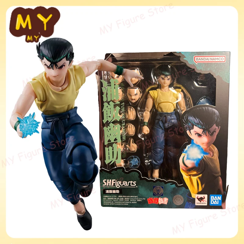 

Оригинальная фигурка Bandai S.H.Figuarts SHF YuYu Hakusho Yusuke Urameshi, аниме-фигурка, модель из ПВХ, коллекция, детская игрушка в подарок