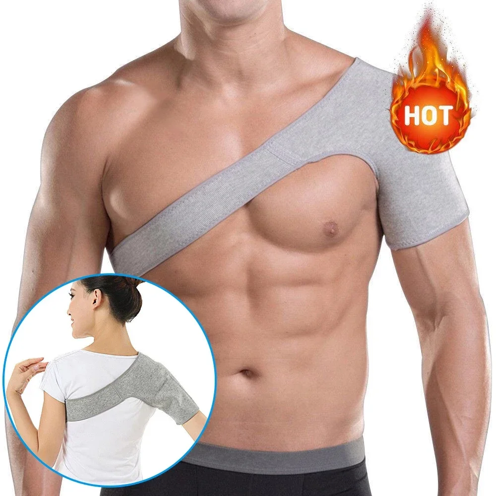 Bamboo Charcoal Back Support Shoulder Guard Brace Retaining Straps Posture Belts Protector Reinforced Left Right Shoulder Strap