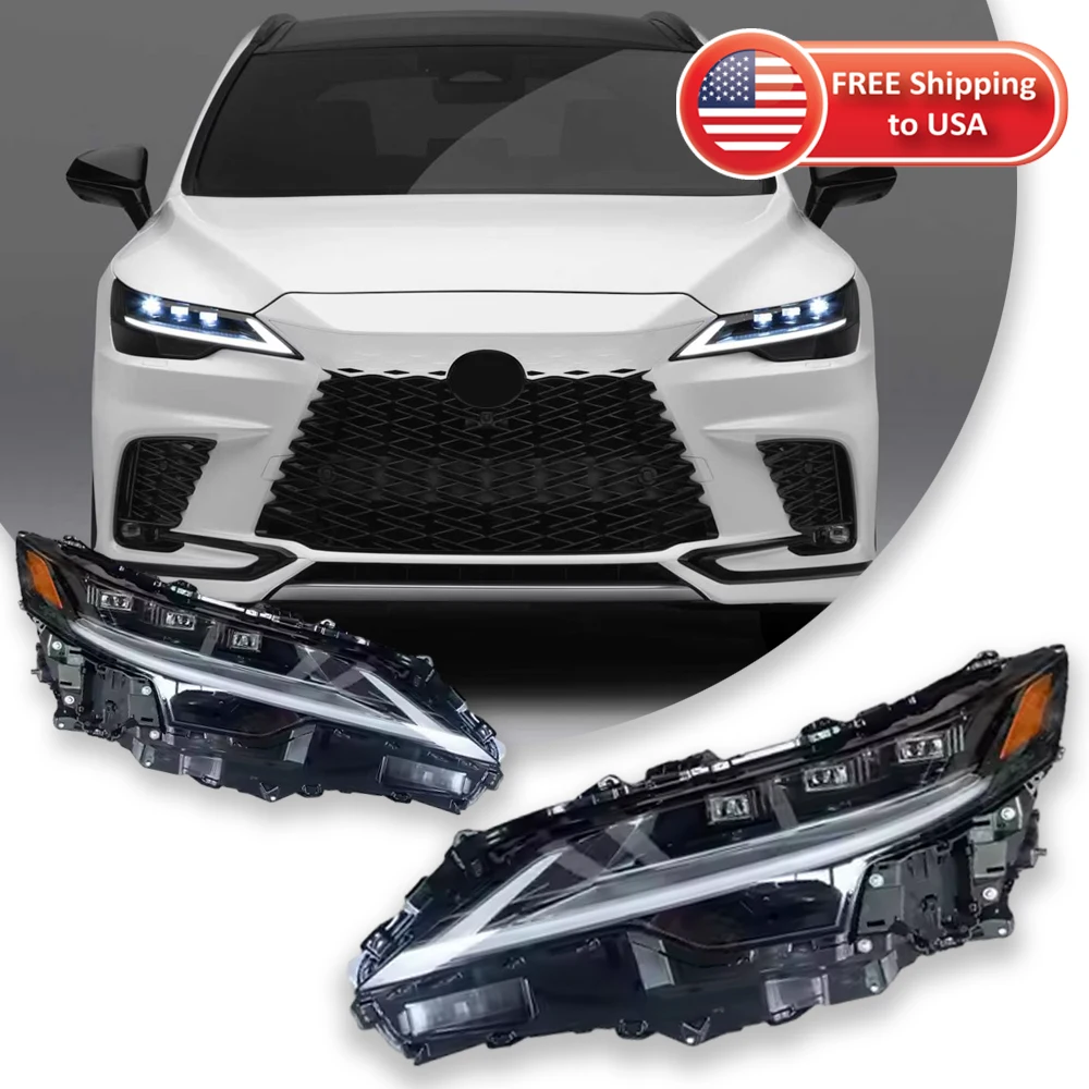 TYPY Car Lights For Lexus RX350 2023-2024 Headlight LED Projetor head Lamp Daytime Running Light Automotive Accessories