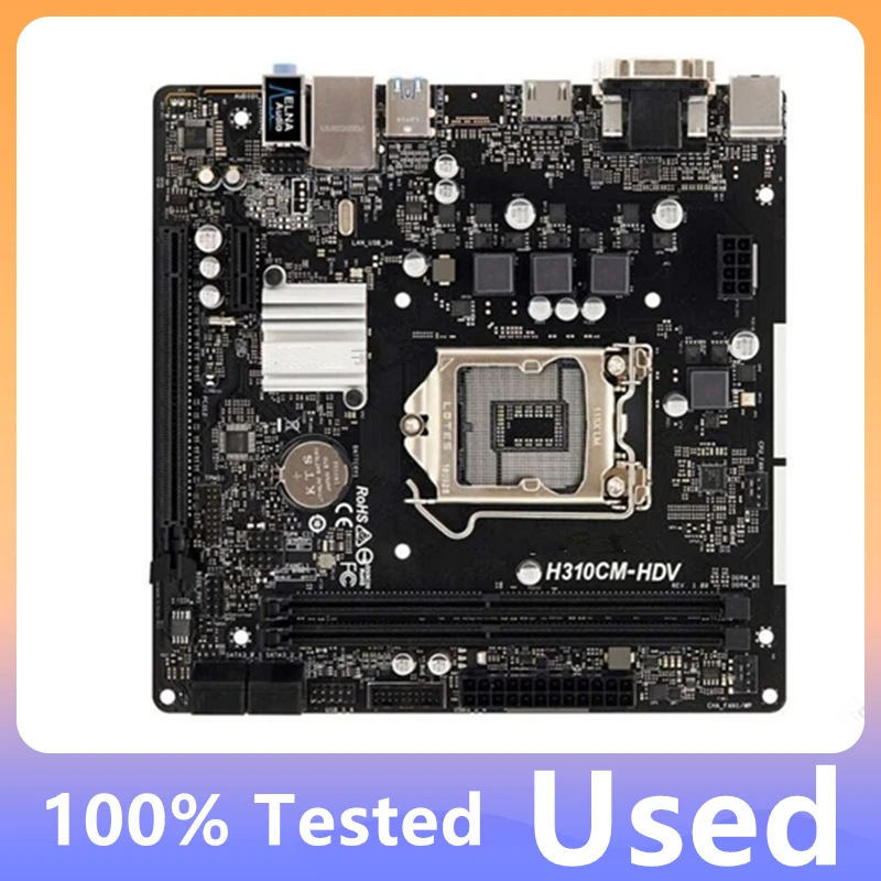 

H310CM-HDV motherboard Socket LGA 1151 DDR4 H310 Desktop 100% Original Tested