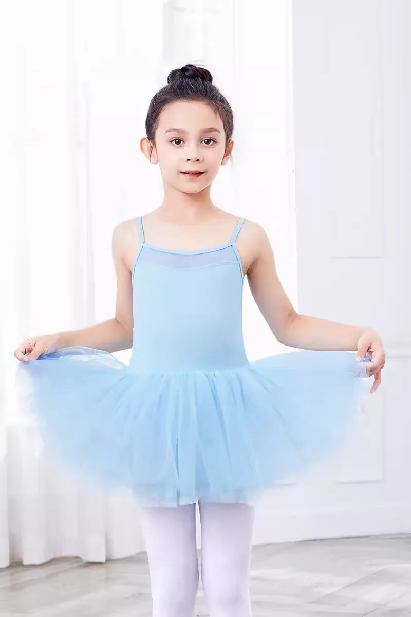 Ballet Dress Girl Children Ballet Tutu Costume Toddler Baby Ballet Gymnastics Skating Dance Dress Sleeveless Dance Wear for Kids