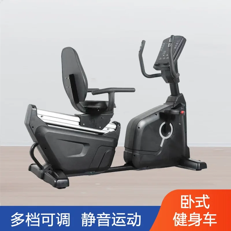Customizable Indoor Fitness Horizontal Commercial Magnetic Bike