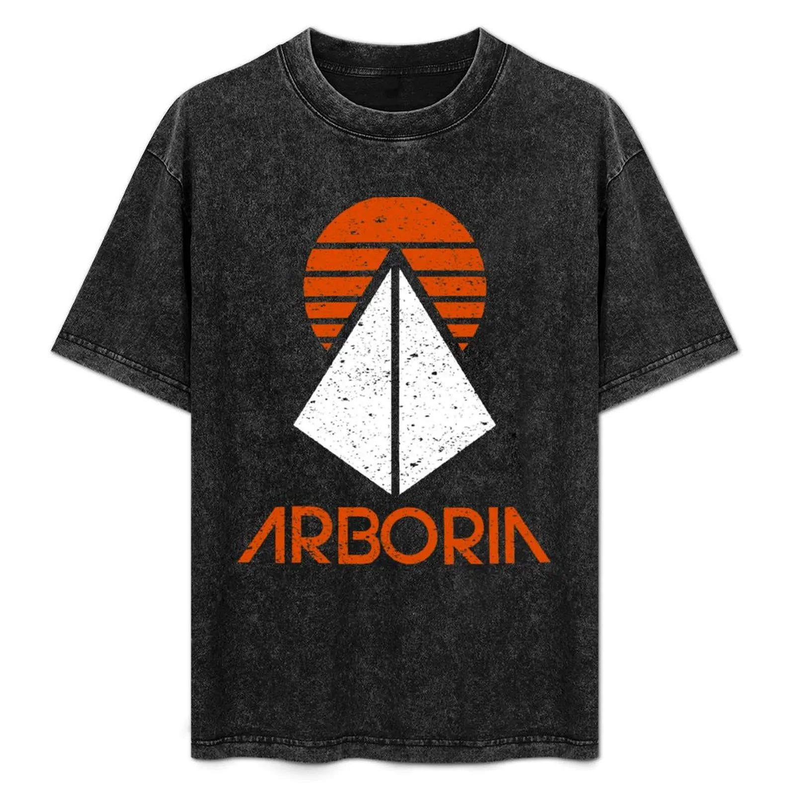 

Футболка Arboria Institute (винтажная/с эффектом потертости), больших размеров, не дающаяся в усадку