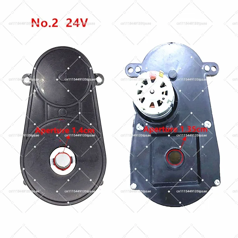 24V Steering Axial Motor With Gearbox Replacement Spare Parts For Kids Ride-On Play Toy