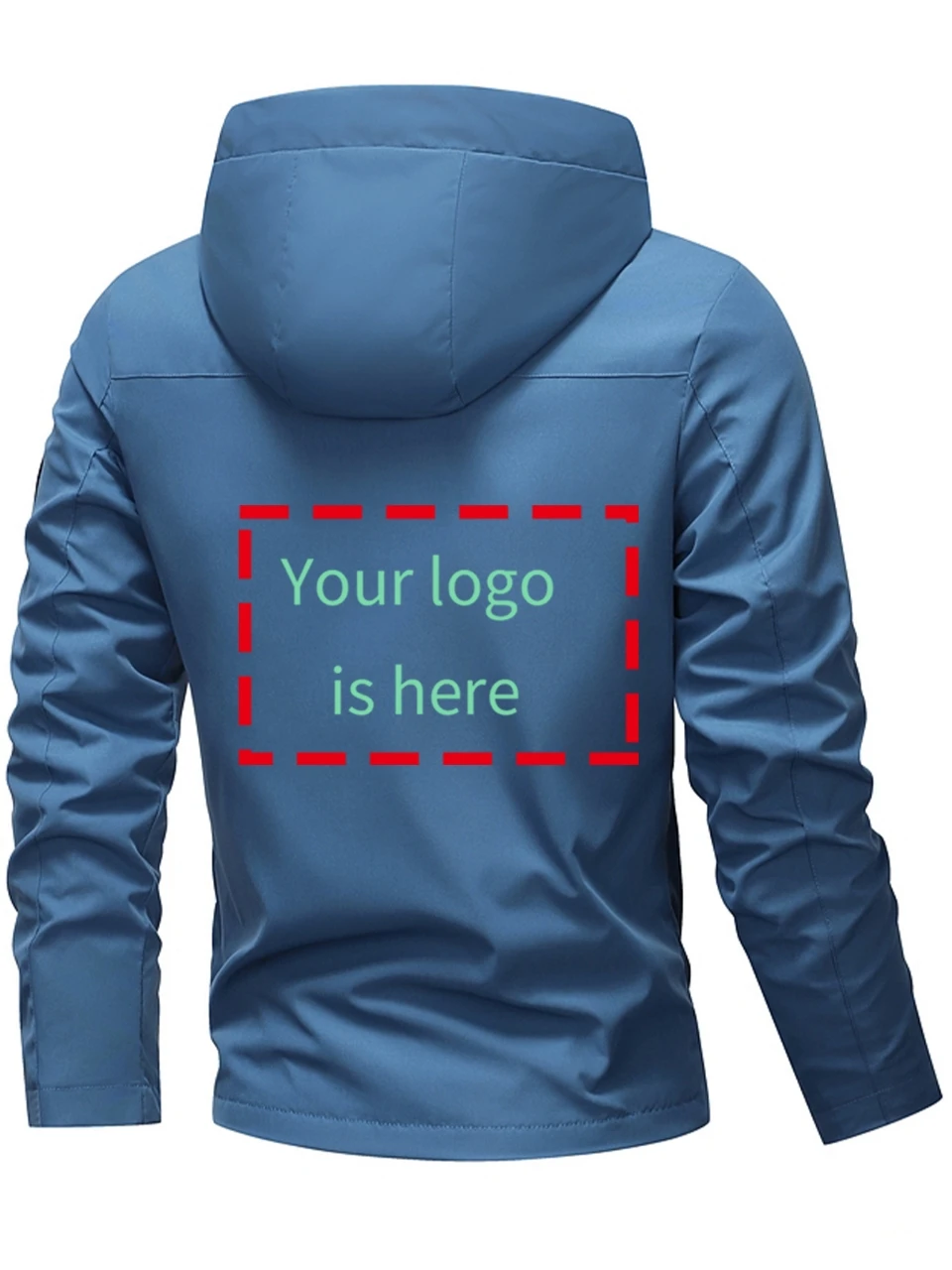 Startseite Herrenbekleidung Herrenjacken und -mäntel Herren-Kapuzenjacke mit individuellem Logo J... Herren-Kapuzenjacke mit individuellem Logo und İzed-Logo