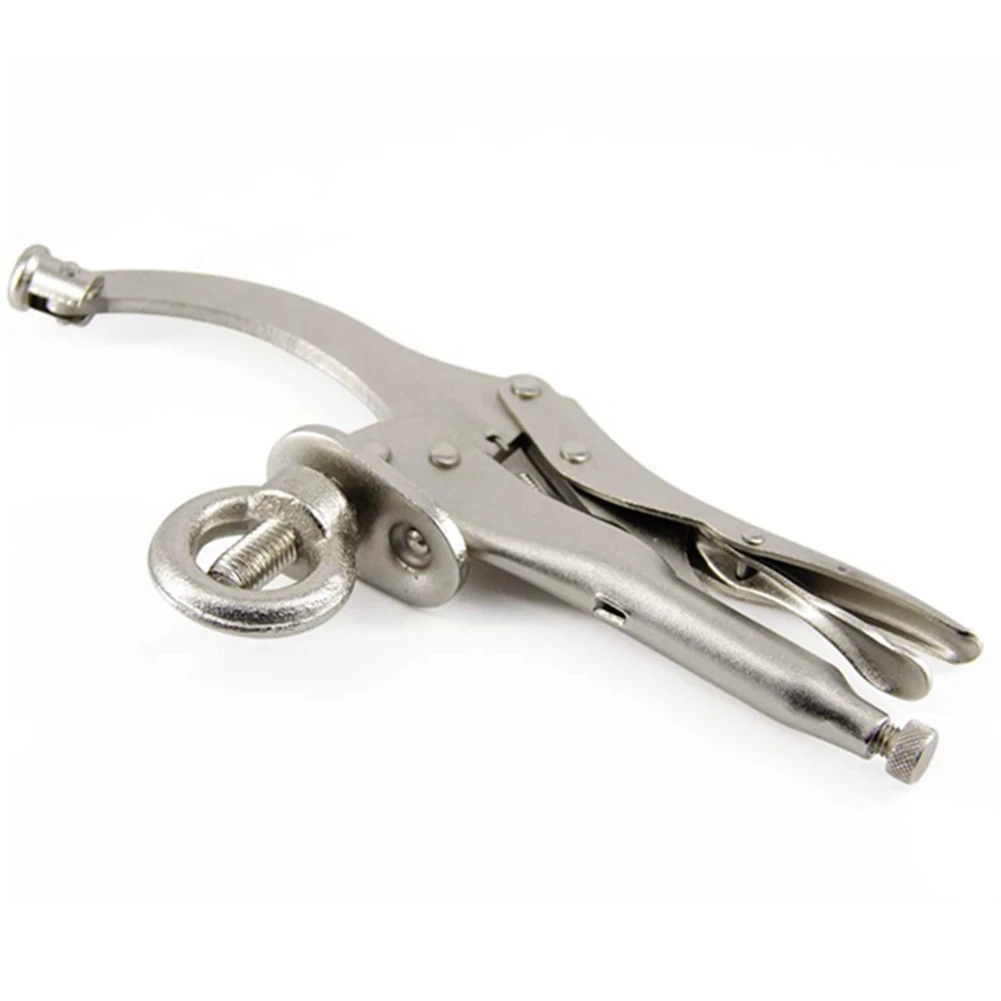 A74U 9 inch Drill Press Vice Clamp Woodworking Holding with Lock and Release Lever Locking Pliers