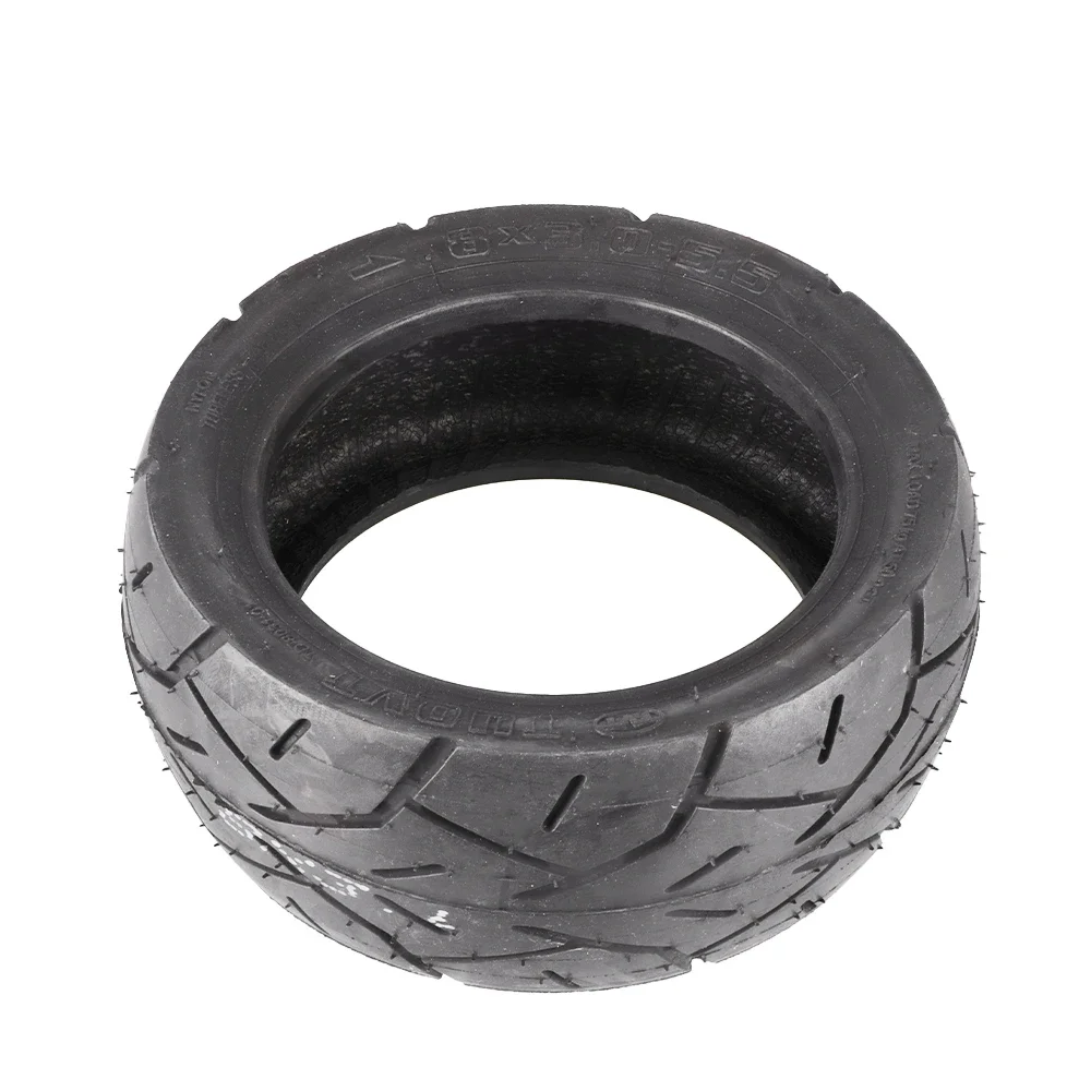 8x3.5-5.5 Tire Wheel Compatible with Electric Scooters Rubber Strong Smart Self-Balance Scooters Boards Deep Tread Patterns