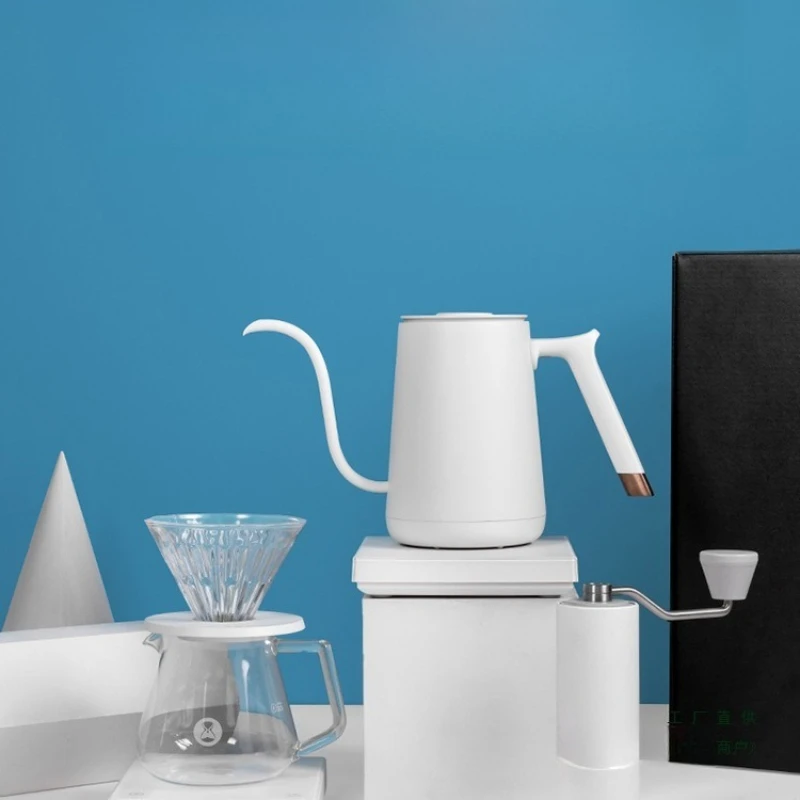 

Household hand-brewed coffee pot set gift box, temperature-controlled hand-brewed bean grinder, New Year's gift.
