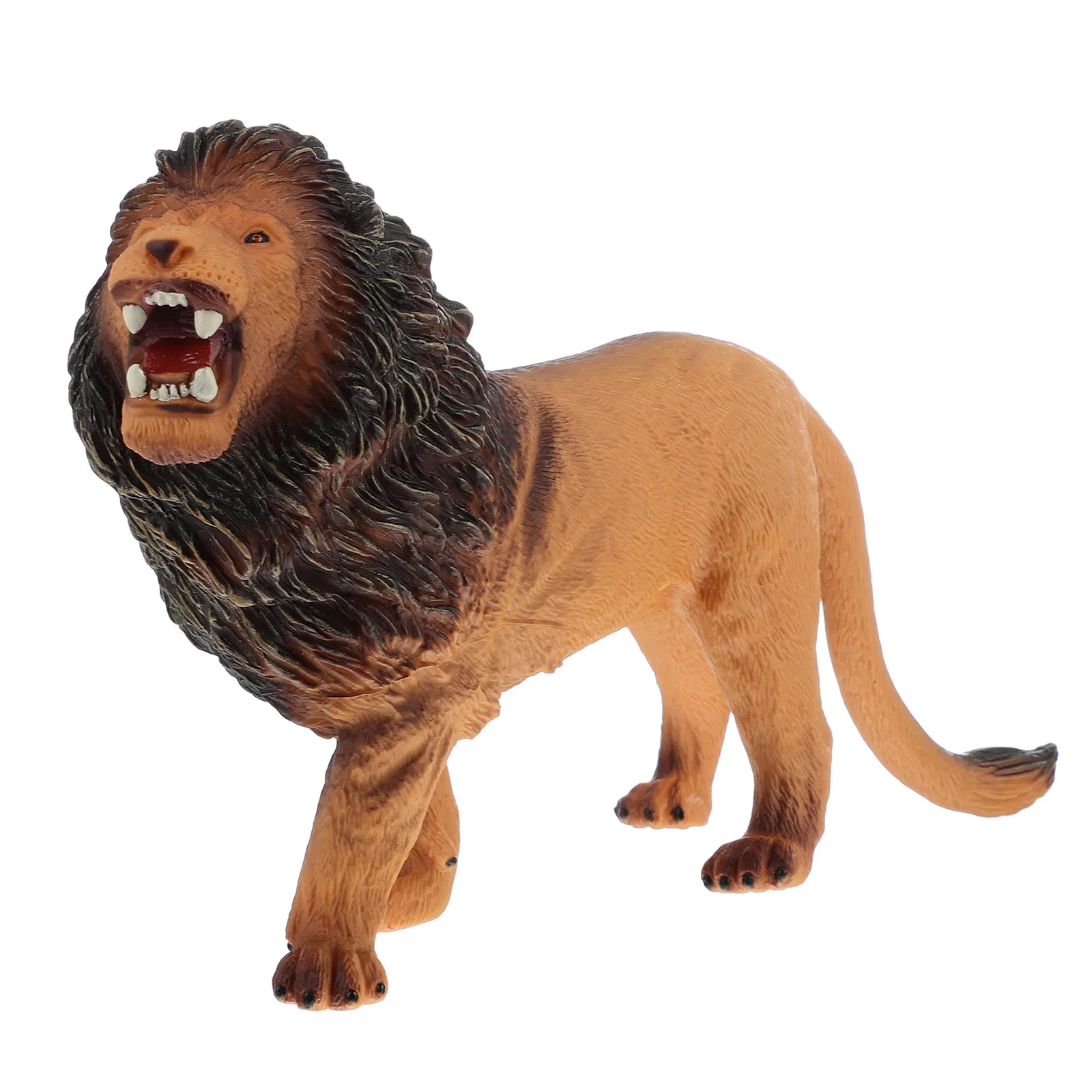 

1Pcs Realistic Lion Animal Figure Vinyl Material Educational Plaything for Kids Environmental Awareness Gift Lion Figurine Toy