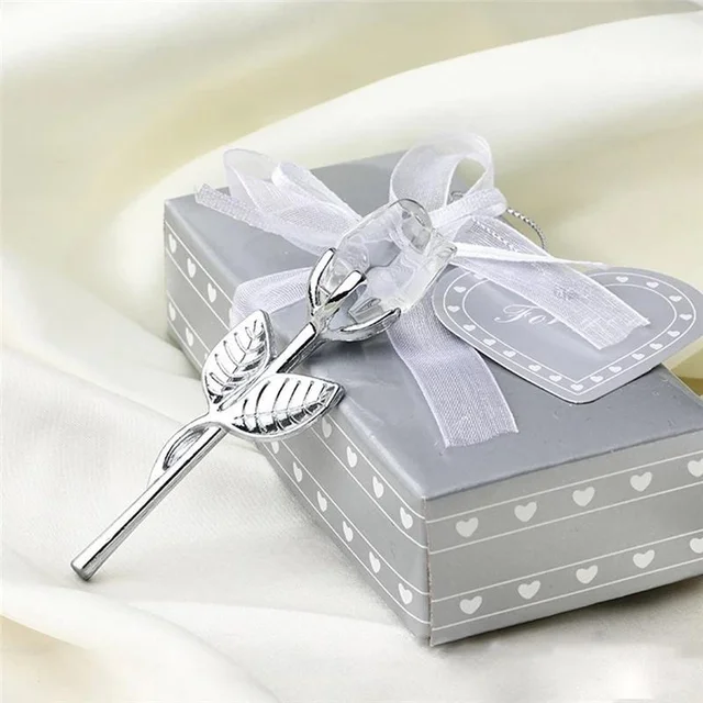 6 Colors Crystal Glass Rose Flower Figurines Craft Valentine's Day Favors X'mas Lovers' Gift Souvenir Home Wedding Decoration 2 6 Colors Crystal Glass Rose Flower Figurines Craft Valentine's Day Favors X'mas Lovers' Gift Souvenir Home Wedding Decoration 2
