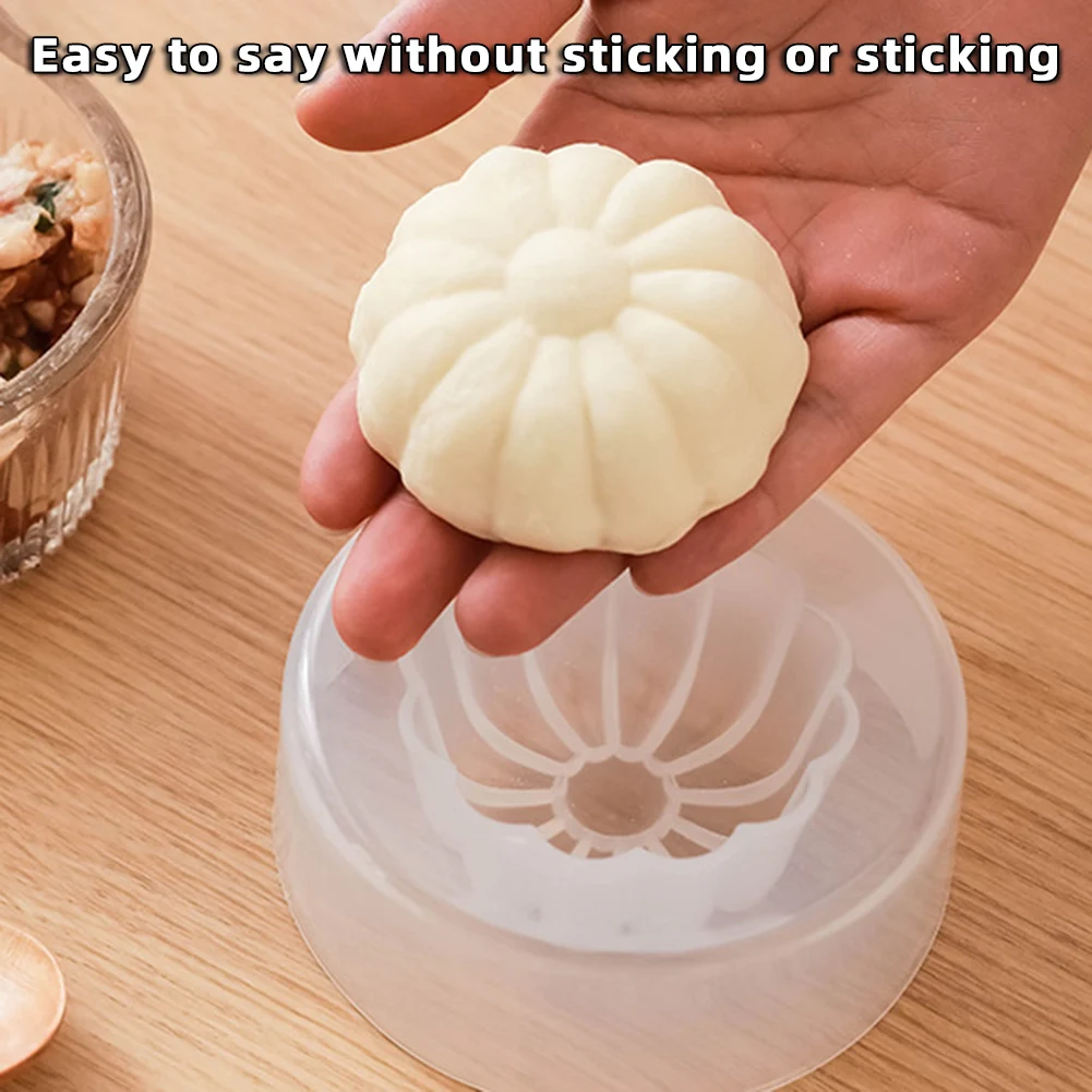 

2pcs Chinese Baozi Mold Steamed Stuffed Bun Making Mold DIY Pastry Pie Dumpling Maker Machine Kitchen Cooking Gadgets