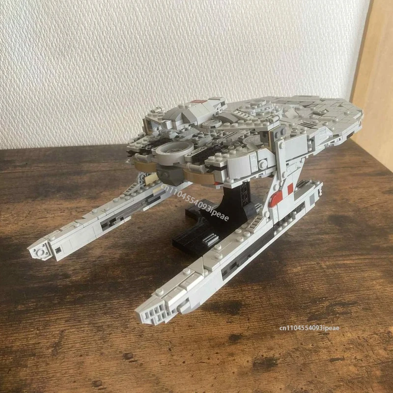 MOC USS Reliant NCC-1864 Raumschiff Bausteine Modell DIY Technologie Interstellare Montage Ziegel Kinder Spielzeug Weihnachten Geschenk