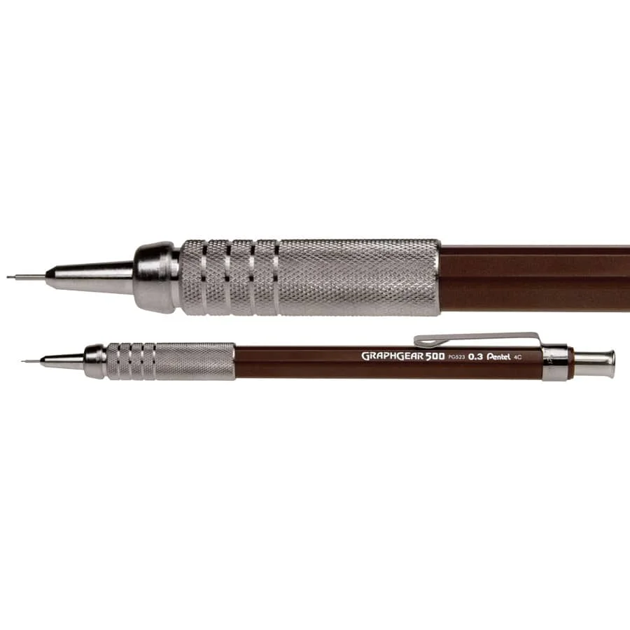 grs-024-007-graphgear-500-シャープペンシル-03mm-ペンテル製精密ジュエリー＆彫刻テンプレート用製図鉛筆