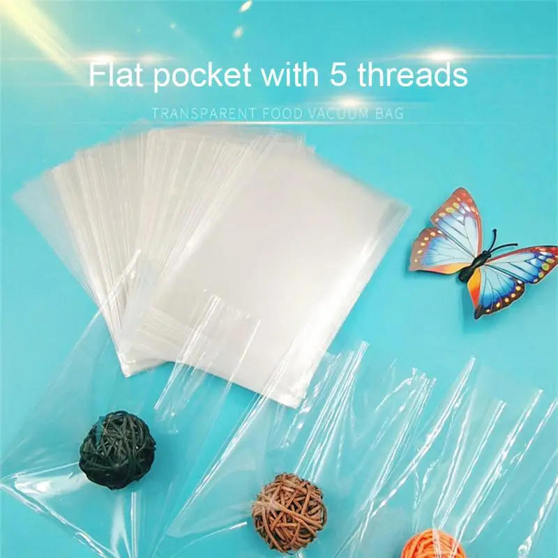 Lollipop Bag High Transparency Smooth And Stylish Transparent 6 Sizes Kitchen Bar Utensils Plastic Bag Explosion-proof Edge Opp