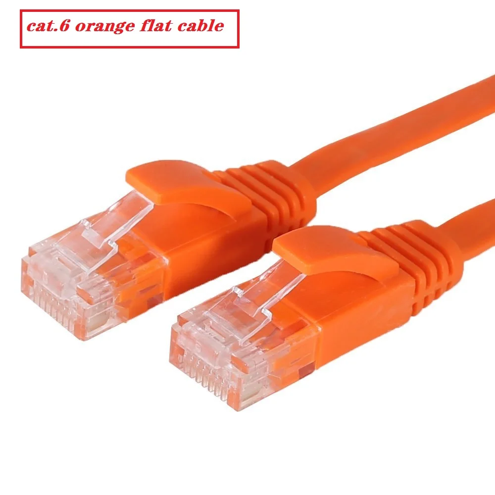 6 แพ็ค 15 ซม.50 ซม.1 M 2m3m5m10m 30 M 98FT สาย CAT6 แบน UTP Ethernet สายเคเบิลเครือข่าย RJ45 Patch สาย LAN สีดํา/สีฟ้า/สีขาว