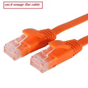6 Gói 15cm 50cm 1m 2m3m5m10m 30m 98ft Cat6 Cáp phẳng Ethernet UTP RJ45 PATCH Cáp đen/xanh/xanh/trắng Cáp bán hàng chính RJ45 50 mét - №6