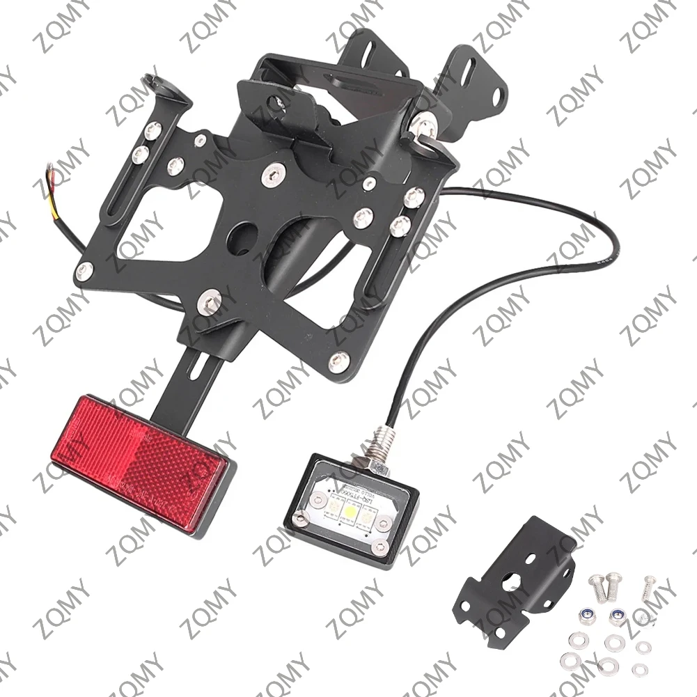 دراجة نارية CNC الخلفية حامل الترخيص الحاجز مزيل إطار لوحة ث/LED مصباح لهوندا CB650F CB 650F 2014 2015 2016 2017 2018