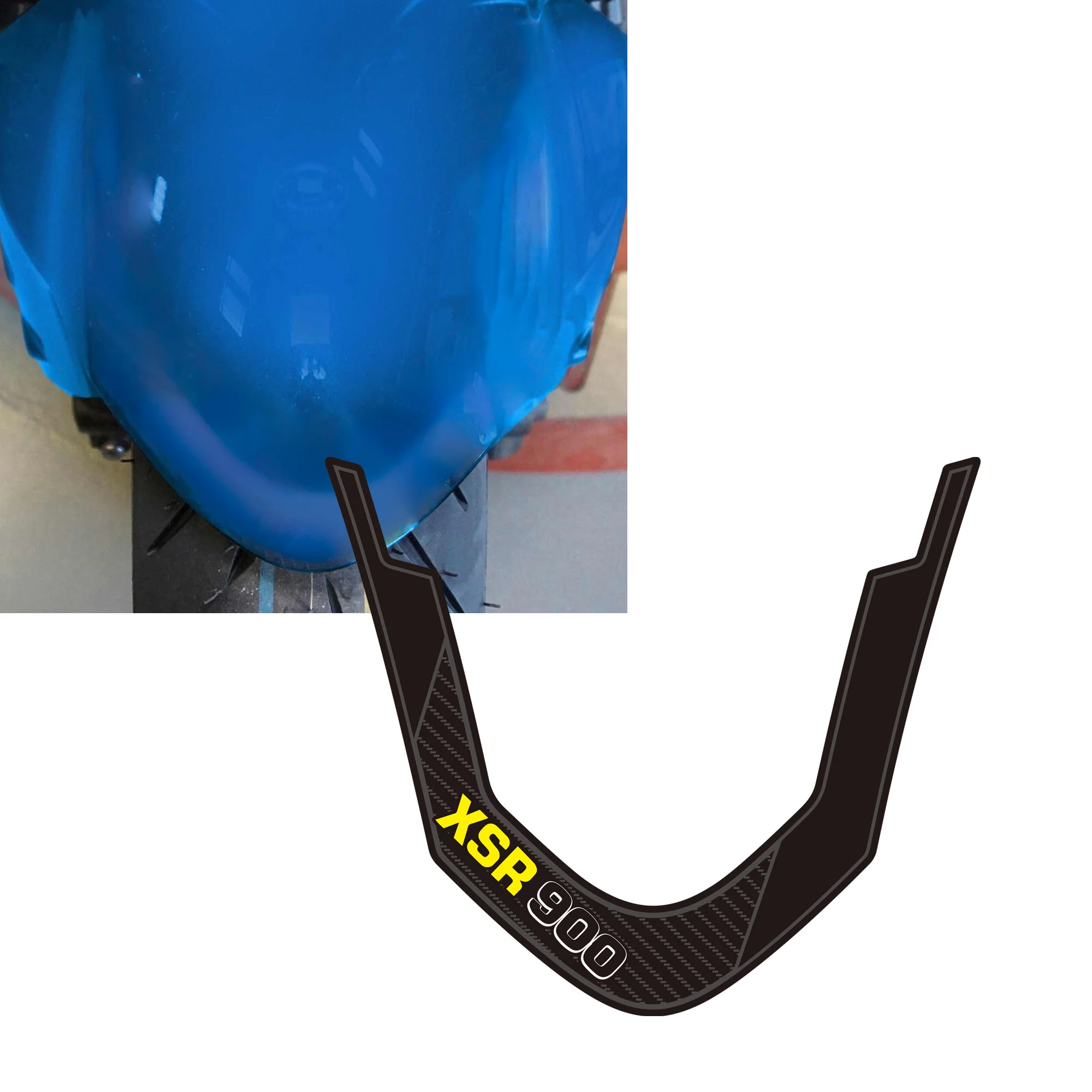 3D Resin Stickers Motorcycle Decoration & Side Tank Protectors Compatible with XSR900 2022-2025