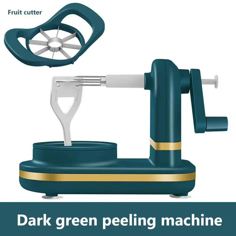Manual Apple Peeler Multifunctional with Stainless Steel Blades Hand Crank Fruit Peeler Food Peeling Machine for Kitchen Gadgets image 3