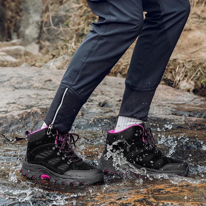 أحذية نسائية ريترو بسيطة ذات نعل سميك مريحة كاجوال منصة مضادة للانزلاق أحذية المشي لمسافات طويلة الركض المشي لمسافات طويلة التدريب أحذية رياضية #5