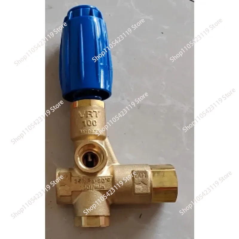 VRT100 By-pass High Quality Brass  Regulating Valve / Unloading Valve 350bar/5075psi 100L/min26.4gpm 90℃ Connection Size 1/2