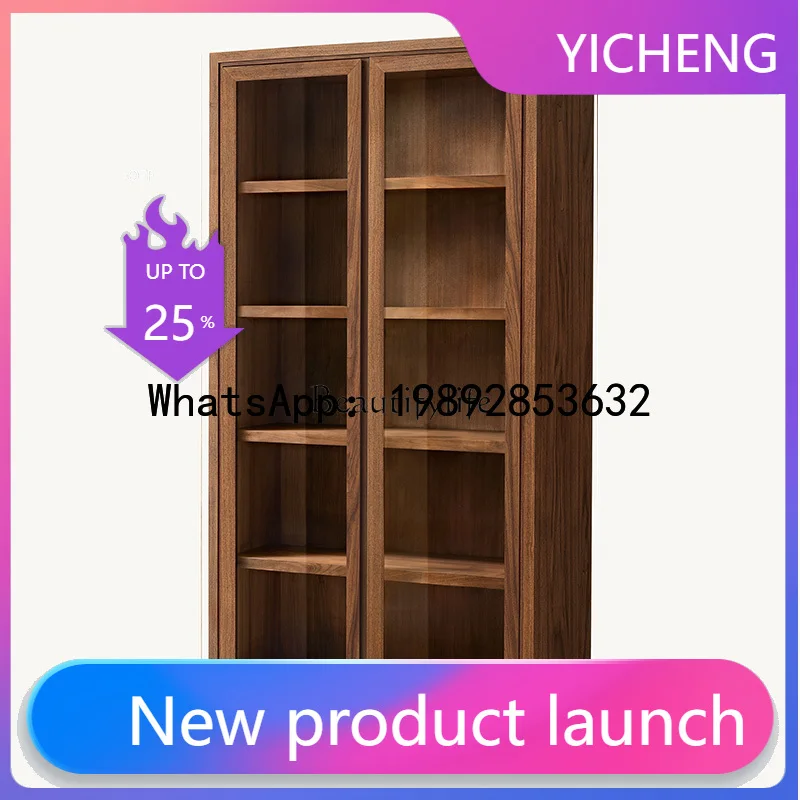 QQ American rural solid wood high cabinet light luxury high retro style storage single cabinet customization