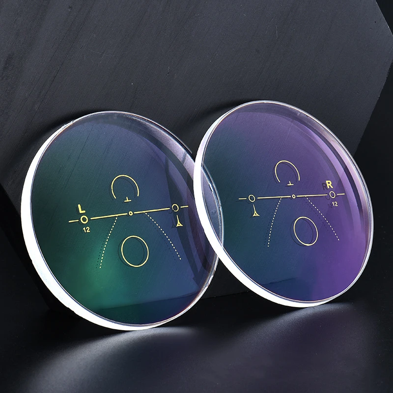 Anti-blue Light Photochromic Progressive Multifocal Lens 1.56 /1.61 /1.67 1.74 Optical Prescription Lenses Man Woman