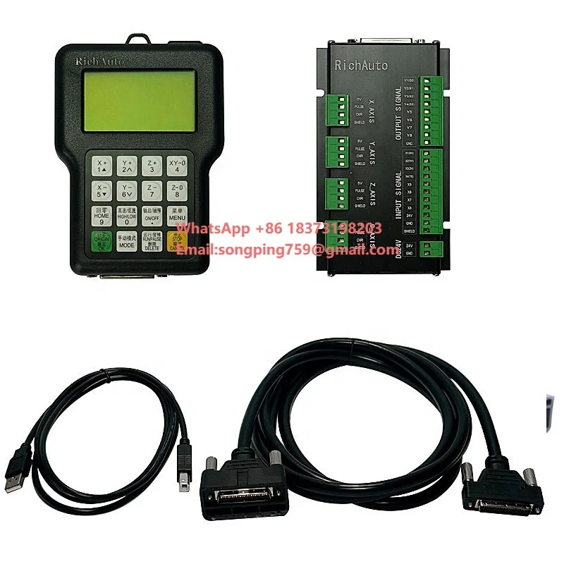 

CNC LY A11 3-Axis DSP Digital Remote Control CNC Router New Condition Plastic USB Controller for Woodworking Machinery Parts
