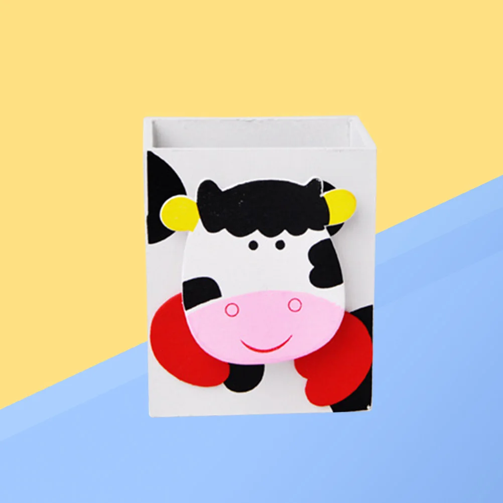 Cartoon Animal Pen Holder Cute Kawaii Desk Accessories Lightweight Portable Sturdy Structure Organize Desk Table Pencil