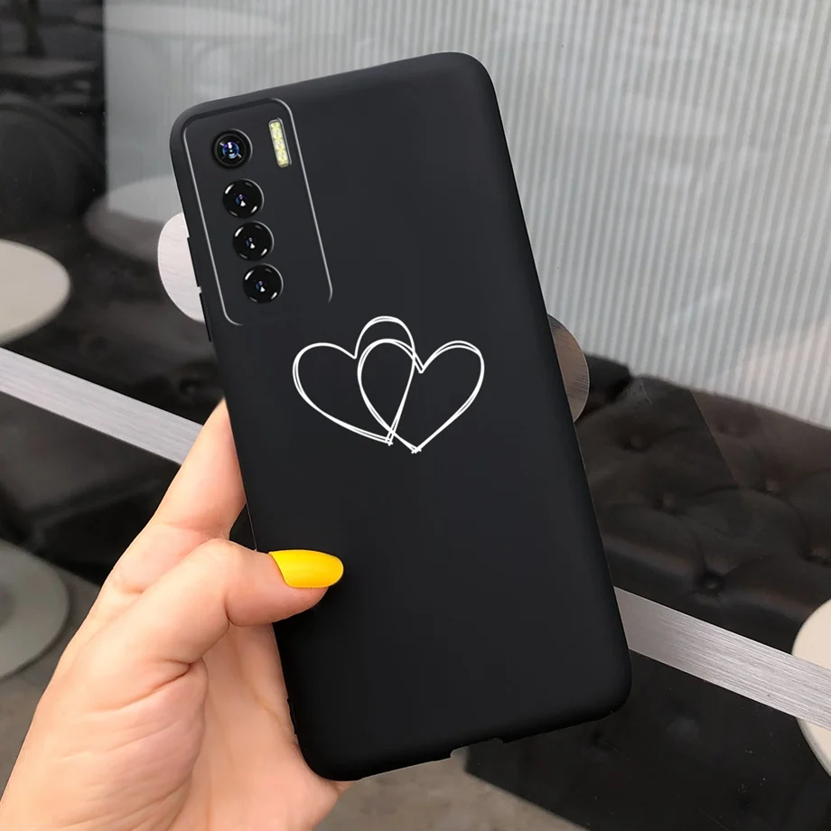 For Tecno Camon 17 Pro Case Soft TPU Matte Silicone Back Cover Camon 17P 17Pro Camon17 Camon17 Phone Case Capa Leopard Print Bag