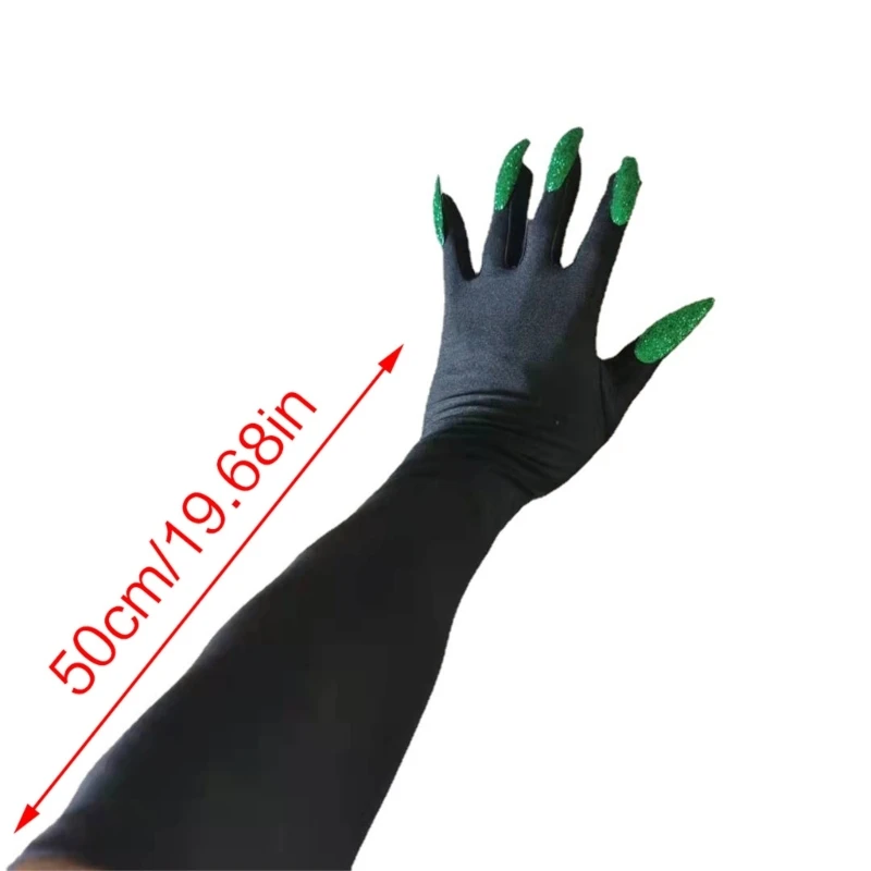 Funny Claw Gloves Birthday Party Cosplay Mardi Gras Long Nails Accessories Halloween Costume Gloves