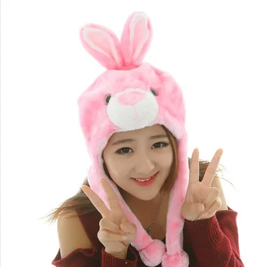 Plüsch Spaß Tierhüte One Size Cap Polyester mit Fleece Futter für Männer Frauen Teenager Junge Mädchen Mützen warm und süß – Detail 14