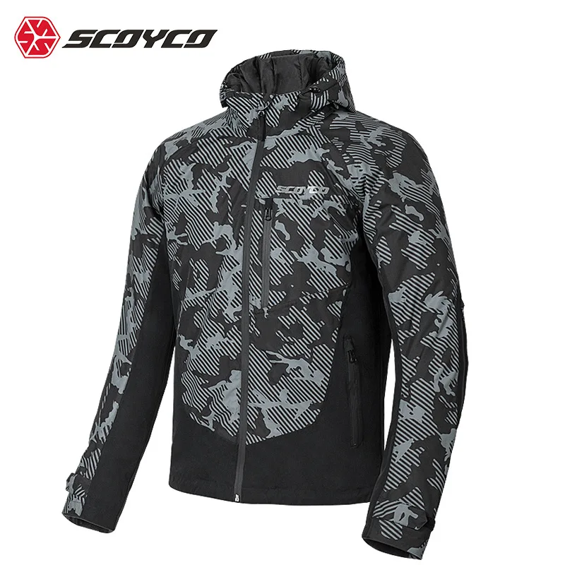 Hot Selling Winter SCOYCO JK114 Cycling Clothing Motorcycle CE Anti-fall Racing Casual Jacket Warm Biker Motocross Outerwear