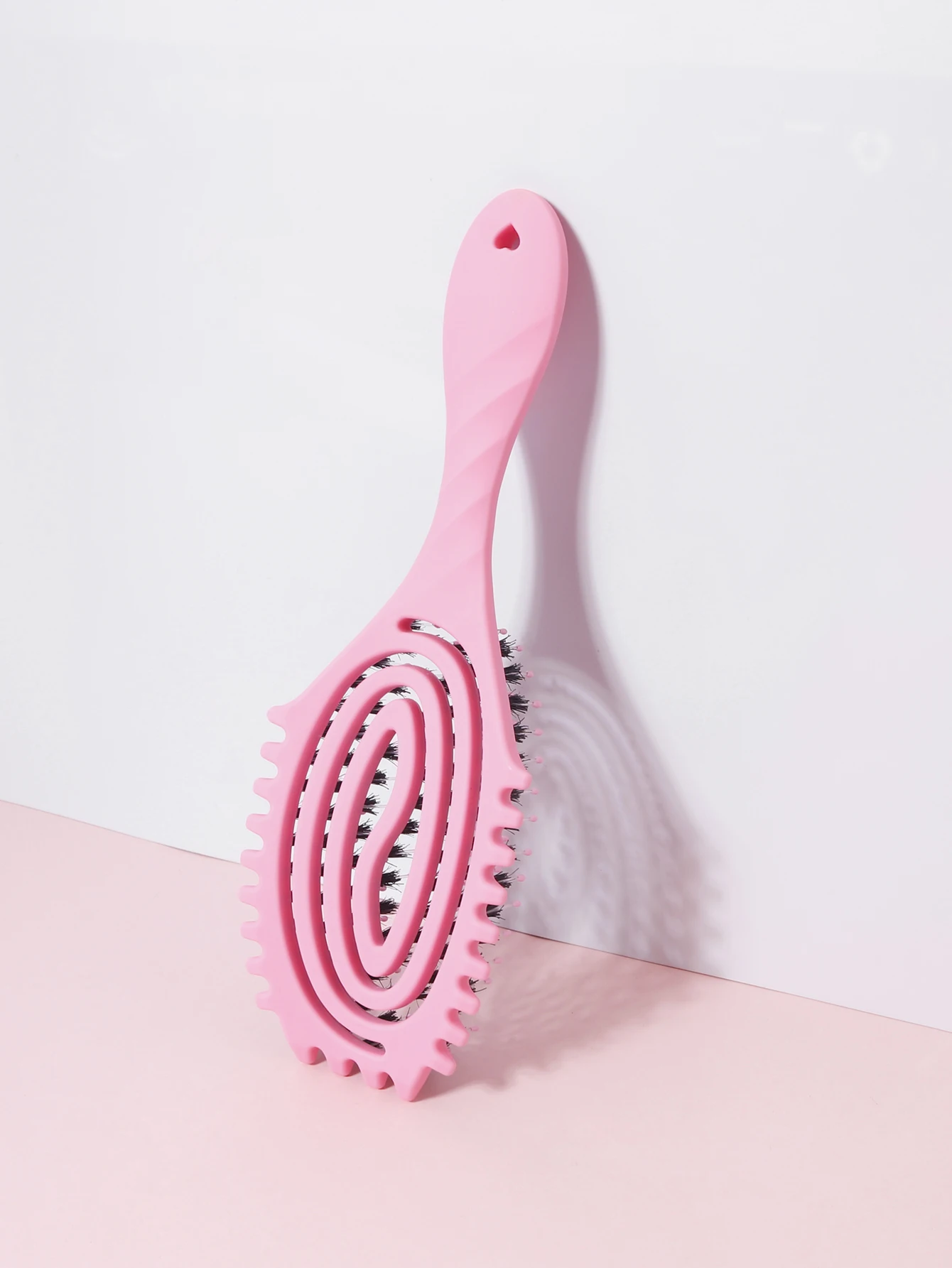 Hollow Comb with Bristles, Scalp Massage Comb