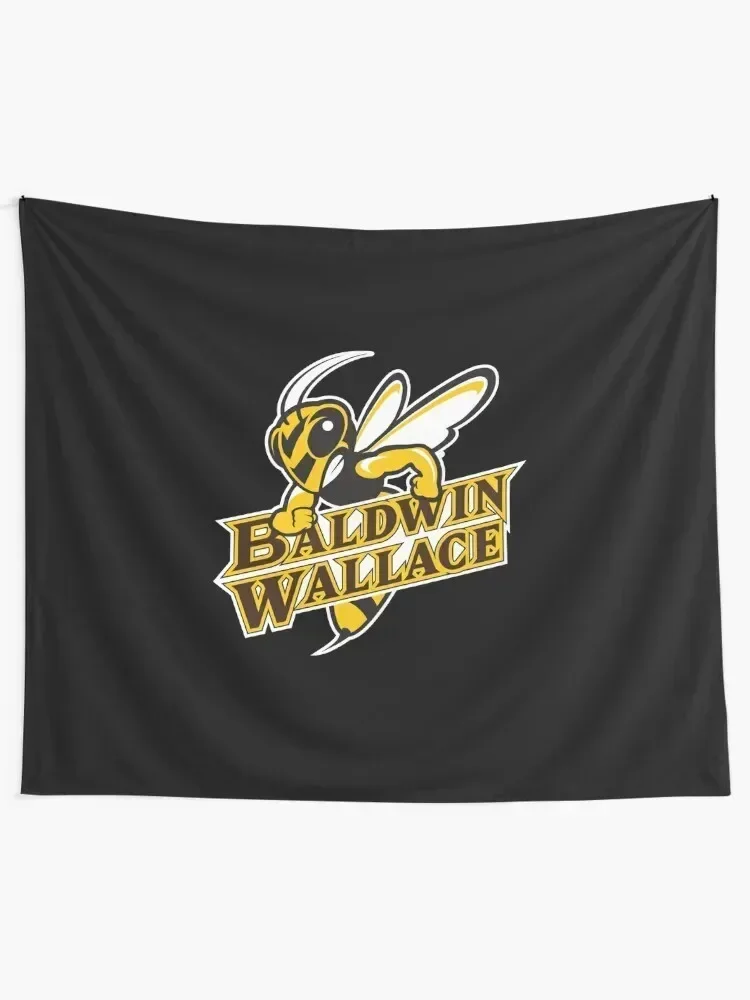 Baldwin Wallace Yellow Jackets club Tapestry Tapete For The Wall Room Decorator Korean Room Decor Decoration Aesthetic Tapestry