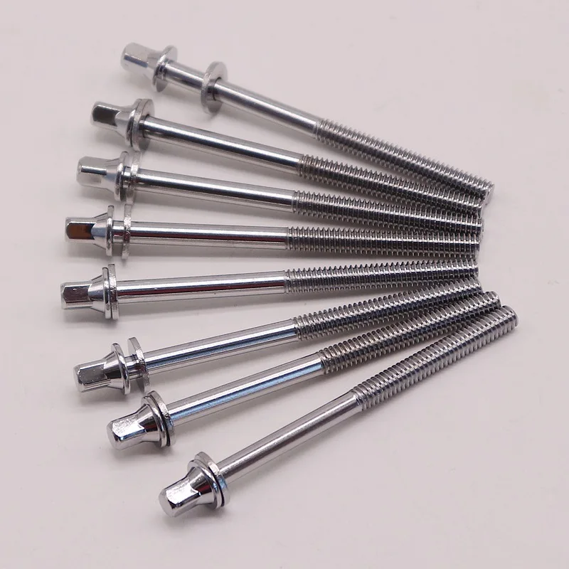 20 Pieces Drum Screws Imperial 7/32 Specification 85mm 90mm 100mm Length Silver Color Square Head Drum Screw for M5 Bolt