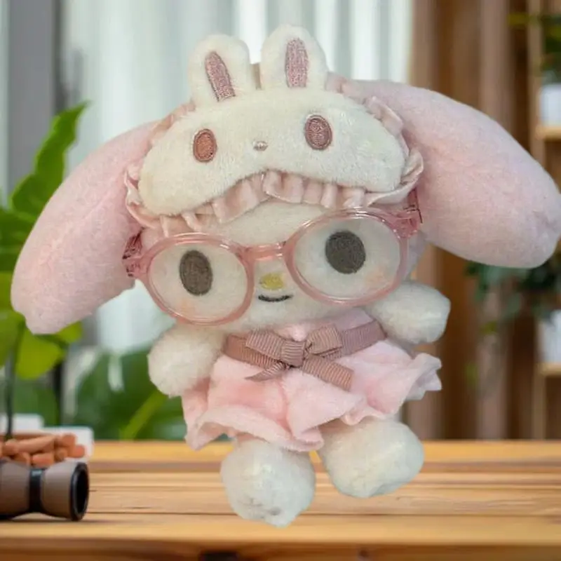 만화 애니메이션 마이멜로디 안경 착용 봉제인형 열쇠고리 귀여운 커플 배낭 펜던트 선물