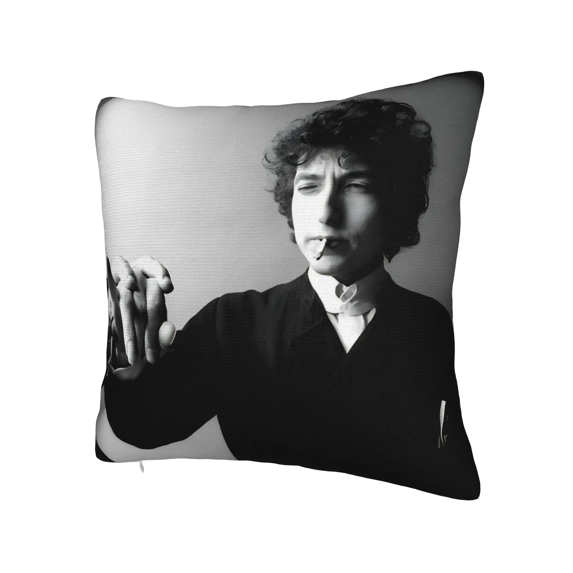 Decorative Pillowcase Bob Dylan Singer Accessories Home  Pillow Case Cover Square Multiple Sizes