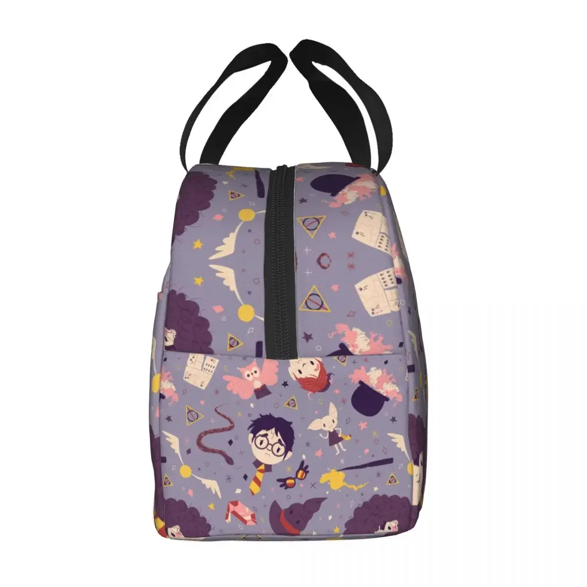 School Magic Witchcraft Wizardry Insulated Lunch Tote Bag Witch Wizard Movie Cosplay Resuable Thermal Cooler Bento Box School