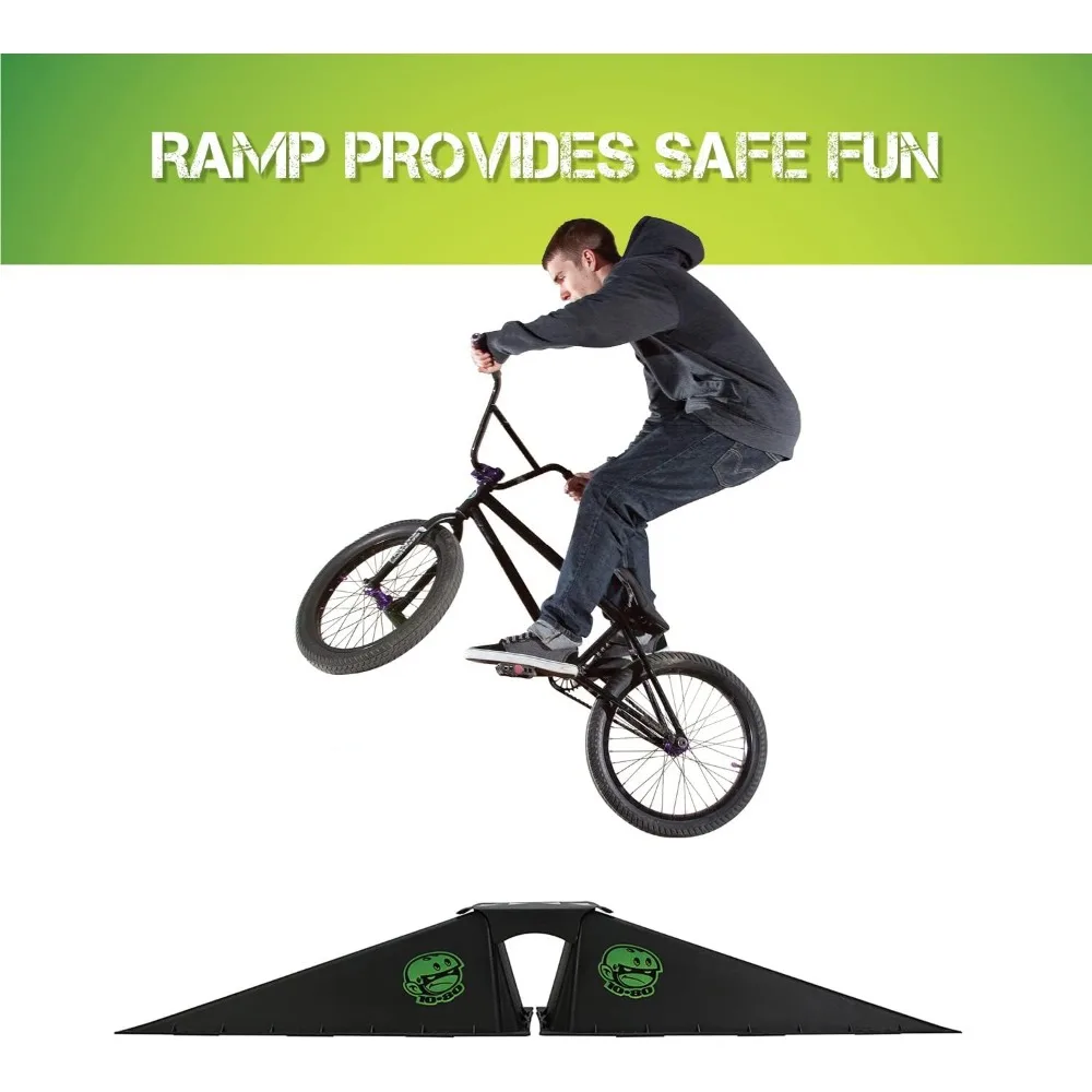 Micro Flybox Lançamento Ramp Set, 2 Conectando Skate Ramp, Preto