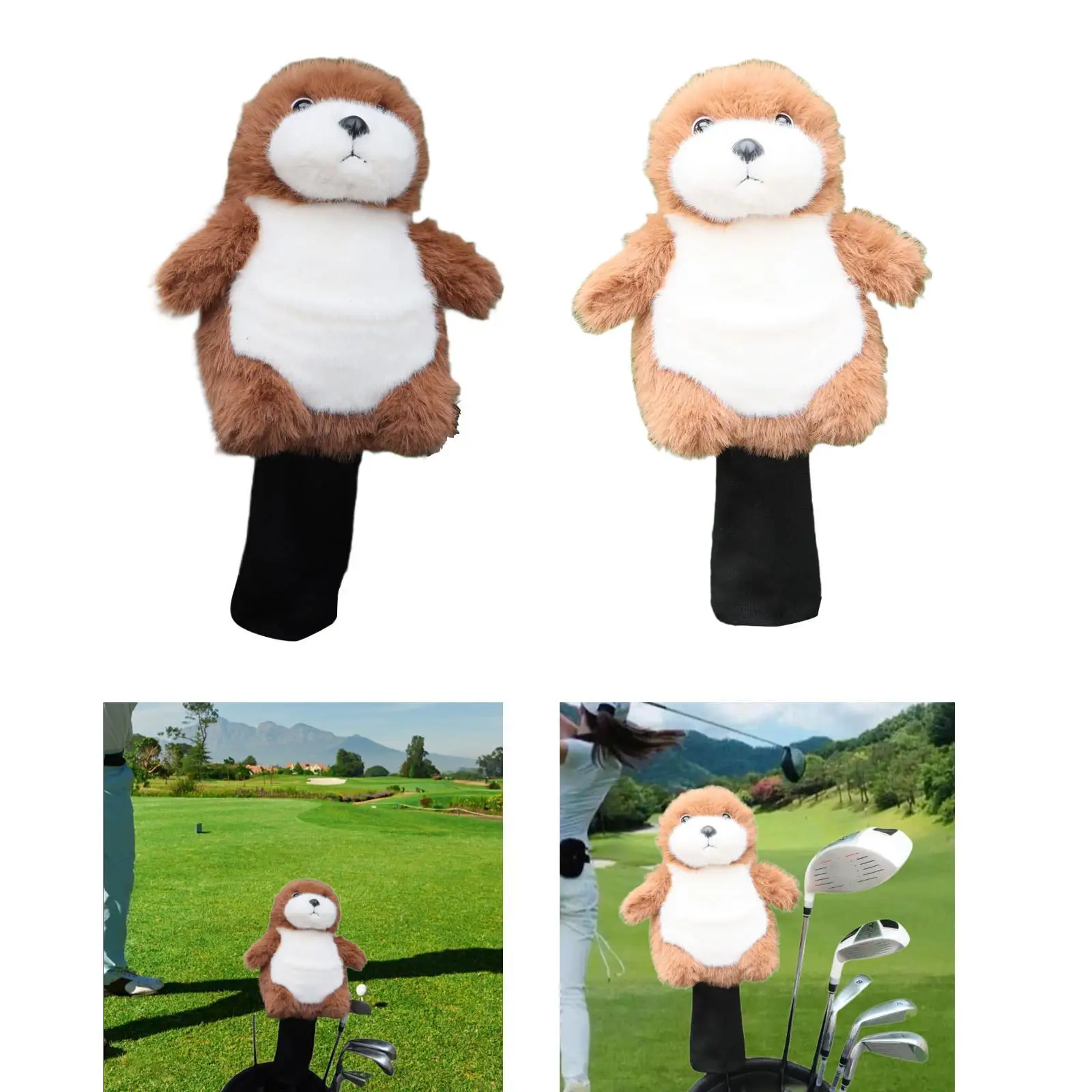 

Морской ленивец, кукла, чехол на голову для гольф-клуба, деревянная защита, милый клюшка на память