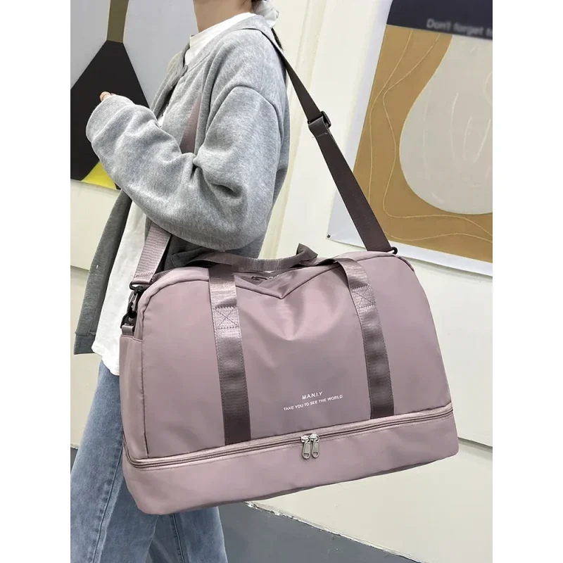 

2026 Ladies Sports Yoga Fitness Bag, Short Hiking Trip, Dry Wet Separation Travel Bag Large Capacity Trendy / Avant Garde New Pr