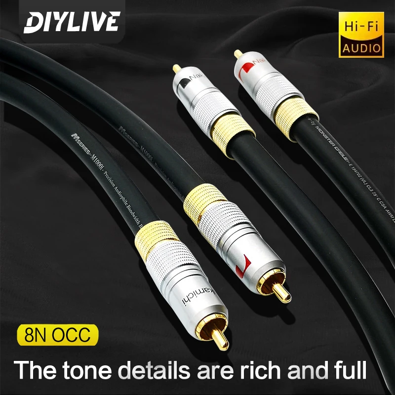 Кабель сигнальный DIYLIVE Monster M1000i из чистой меди, коаксиальный провод HIFI, свободный аудиопровод