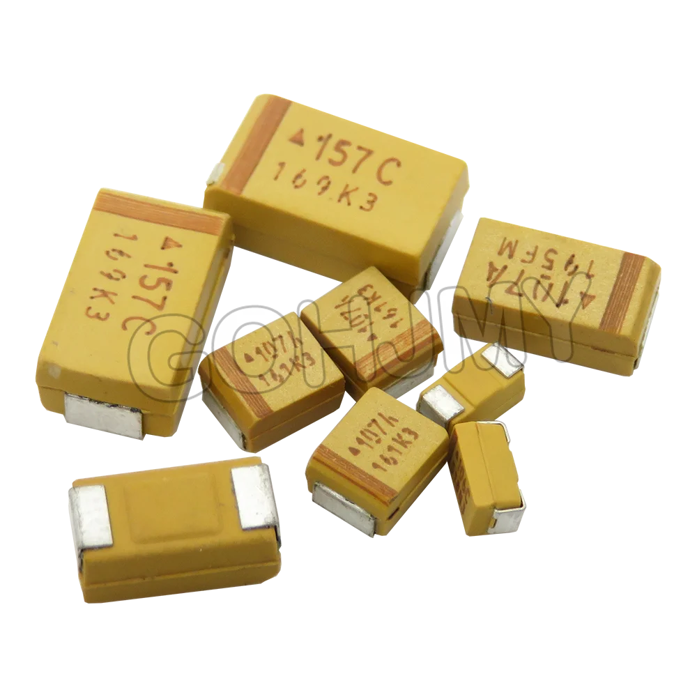 10PCS A B C D Type Tantalum Capacitor 100UF 150UF 220UF 330UF 470UF 680UF 6V 6.3V 10V 16V 25V 35V 50V 4.7/6.8/10/15/22/33/47UF