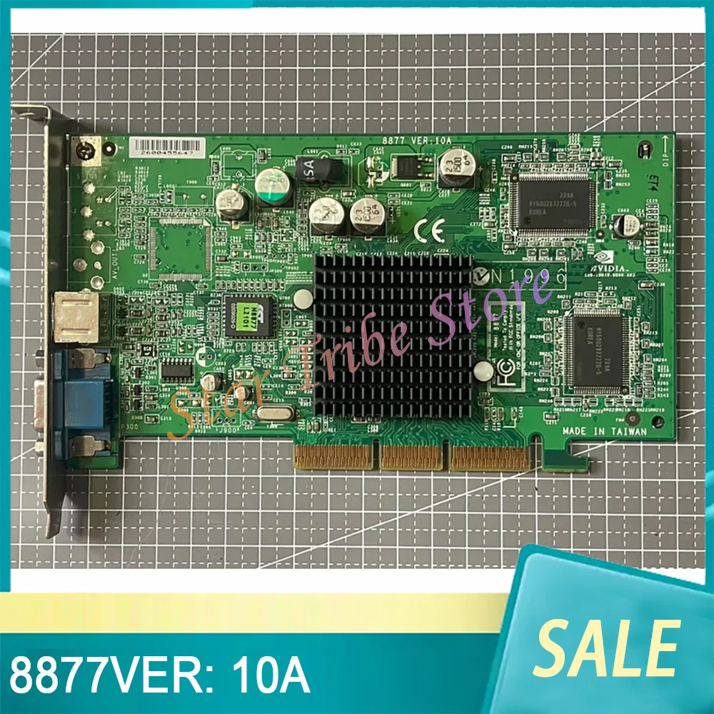 

GeForce4 MX440 64MB AGP Graphics Card 8877 VER:10A MS-8877
